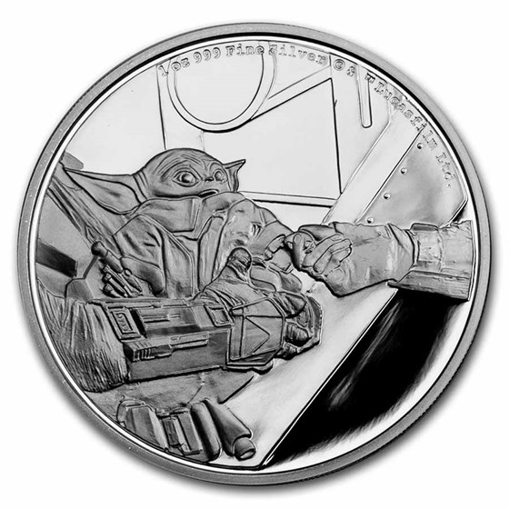 2022 Niue 1 oz Ag $2 Star Wars Classic Grogu (w/Box & COA) 2022 Niue 1 oz Ag $2 Star Wars Classic Grogu (w/Box & COA)